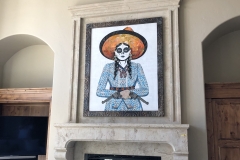 Large original Dolan Geiman art installed 10' off the ground