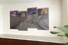 Corporate HQ, mining company in Lakewood, CO -4 panels with attached pictures