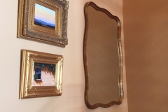 Mirror grouping on stairs