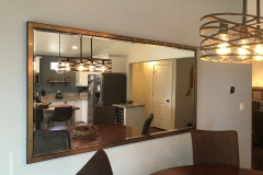 large, heavy Restoration Hardware mirror