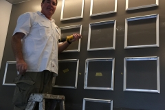 Cadence Apartments loung. Denver, CO. Album cover installation.