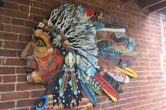 Indian head sculpture in  3D, Denver, CO area