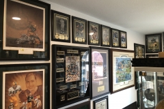Packers memorbilia in home office