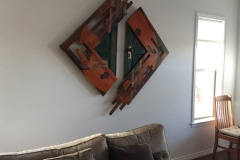 2-piece 3-dimensional art piece